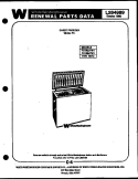 COVER Diagram and Parts List for ED153K2  Frigidaire Dehumidifier
