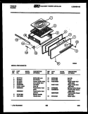 BROILER DRAWER PARTS Diagram and Parts List for CGC4C5WSTD  Gibson Range