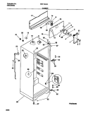 CABINET Diagram and Parts List for WRT16CGCD0  Frigidaire Refrigerator