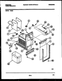 LATCH AND CONTAINER ASSEMBLY Diagram and Parts List for TC3D5  Frigidaire Trash Compactor