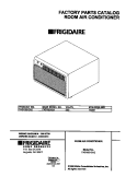 COVER Diagram and Parts List for FAS182H2A2  Frigidaire Air Conditioner