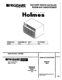 COVER Diagram and Parts List for HA70B  Frigidaire Air Conditioner