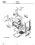 LOWER BODY Diagram and Parts List for TEB555CCB2  Tappan Wall Oven