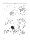 WIRING SCHEMATIC Diagram and Parts List for FFTR2126LK1  Frigidaire Refrigerator