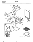 BODY Diagram and Parts List for MGF311SBWD  Frigidaire Range