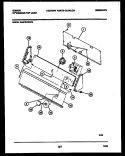 CONSOLE AND CONTROL PARTS Diagram and Parts List for WA27S1WAFA  Gibson Washer