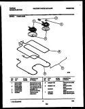 BROILER PARTS Diagram and Parts List for 73-3951-00-03  Tappan Range