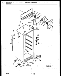 CABINET PARTS Diagram and Parts List for WRT17CGAD0  Frigidaire Refrigerator