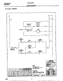 WIRING DIAGRAM Diagram and Parts List for FEB703CEBA  Frigidaire Wall Oven