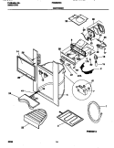 DISPENSER Diagram and Parts List for FRS26ZSGB3  Frigidaire Refrigerator