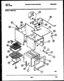 BODY PARTS Diagram and Parts List for 11-2969-00-04  Tappan Wall Oven
