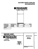 COVER Diagram and Parts List for FRT18QBGW0  Frigidaire Refrigerator