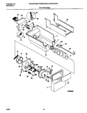 ICE CONTAINER Diagram and Parts List for FRS26ZGGB0  Frigidaire Refrigerator