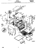 BODY Diagram and Parts List for FEB374CCSH  Frigidaire Wall Oven