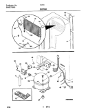 SYSTEM Diagram and Parts List for R22CW1  Frigidaire Freezer