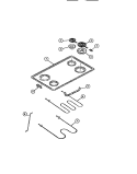TOP Diagram and Parts List for KS860GDD5  Frigidaire Range