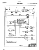WIRING DIAGRAM Diagram and Parts List for FGF374CCSJ  Frigidaire Range