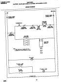 WIRING DIAGRAM Diagram and Parts List for MGF316WGSC  Frigidaire Range