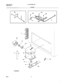 SYSTEM Diagram and Parts List for CFC09M4HW1  Uni Freezer