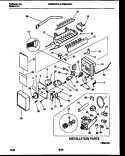ICE MAKER AND INSTALLATION PARTS Diagram and Parts List for GRS24WRAD0  Gibson Refrigerator