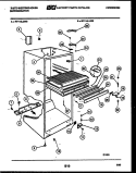 CABINET PARTS Diagram and Parts List for RT114LCD3  Frigidaire Refrigerator
