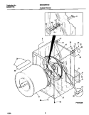 DRY CAB, HEATER Diagram and Parts List for MDG336RES2  Frigidaire Dryer