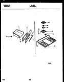 COOKTOP AND DRAWER PARTS Diagram and Parts List for 30-4952-00-01  Tappan Range