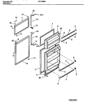 Part Location Diagram of 3916428 Frigidaire PANEL-Refrigerator DOOR