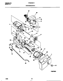 CONTAINER / DRIVE Diagram and Parts List for FRS22ZGED1  Frigidaire Refrigerator