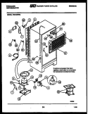 SYSTEM AND AUTOMATIC DEFROST PARTS Diagram and Parts List for FPZ19TFW2  Frigidaire Refrigerator
