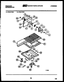 REFRIGERATOR AND DAMPER CONTROL ASS Diagram and Parts List for FPZ17TFH1  Frigidaire Refrigerator