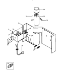 CONTROL PARTS Diagram and Parts List for FAC083W7A5  Frigidaire Air Conditioner