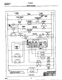 WIRING DIAGRAM Diagram and Parts List for FEF389CESB  Frigidaire Range