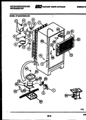 SYSTEM AND AUTOMATIC DEFROST PARTS Diagram and Parts List for RT181MLW0  Frigidaire Refrigerator