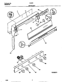 BACKGUARD Diagram and Parts List for 30-2251-23-11  Tappan Range