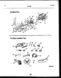 ICE MAKER AND INSTALLATION PARTS Diagram and Parts List for RT195SCF0  Frigidaire Refrigerator
