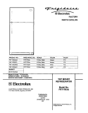 COVER Diagram and Parts List for FRT17B3AT3  Frigidaire Refrigerator