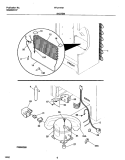 SYSTEM Diagram and Parts List for FFU11F0HW3  Frigidaire Freezer