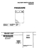 COVER Diagram and Parts List for FWS446GHS0  Frigidaire Washer