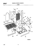 SYSTEM Diagram and Parts List for FRS26ZRGW3  Frigidaire Refrigerator
