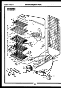 ELECTRICAL SYSTEM PARTS Diagram and Parts List for FV16M2WSFB  Frigidaire Freezer