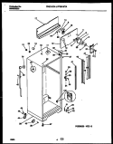 CABINET PARTS Diagram and Parts List for FPGS19TIAL1  Frigidaire Refrigerator