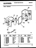 ELECTRICAL PARTS Diagram and Parts List for WAS186P2K2  Frigidaire Air Conditioner