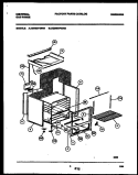 BODY PARTS Diagram and Parts List for CG240SP2D3  Frigidaire Range