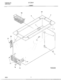 CABINET Diagram and Parts List for GFC25M4HW1  Gibson Freezer