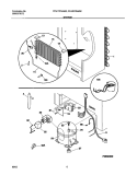 SYSTEM Diagram and Parts List for FFU20FG4AW2  Frigidaire Freezer