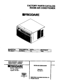COVER Diagram and Parts List for FAL104J1A1  Frigidaire Air Conditioner