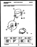 COMPRESSOR PARTS Diagram and Parts List for WED25P2  Frigidaire Dehumidifier