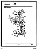 MOTOR AND PUMP PARTS Diagram and Parts List for WL24F4WWMA  Gibson Washer