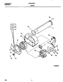 MOTOR Diagram and Parts List for GDG546RFS1  Gibson Dryer